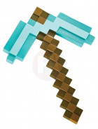 Minecraft Plastic replika Diamond Pickaxe 40 cm